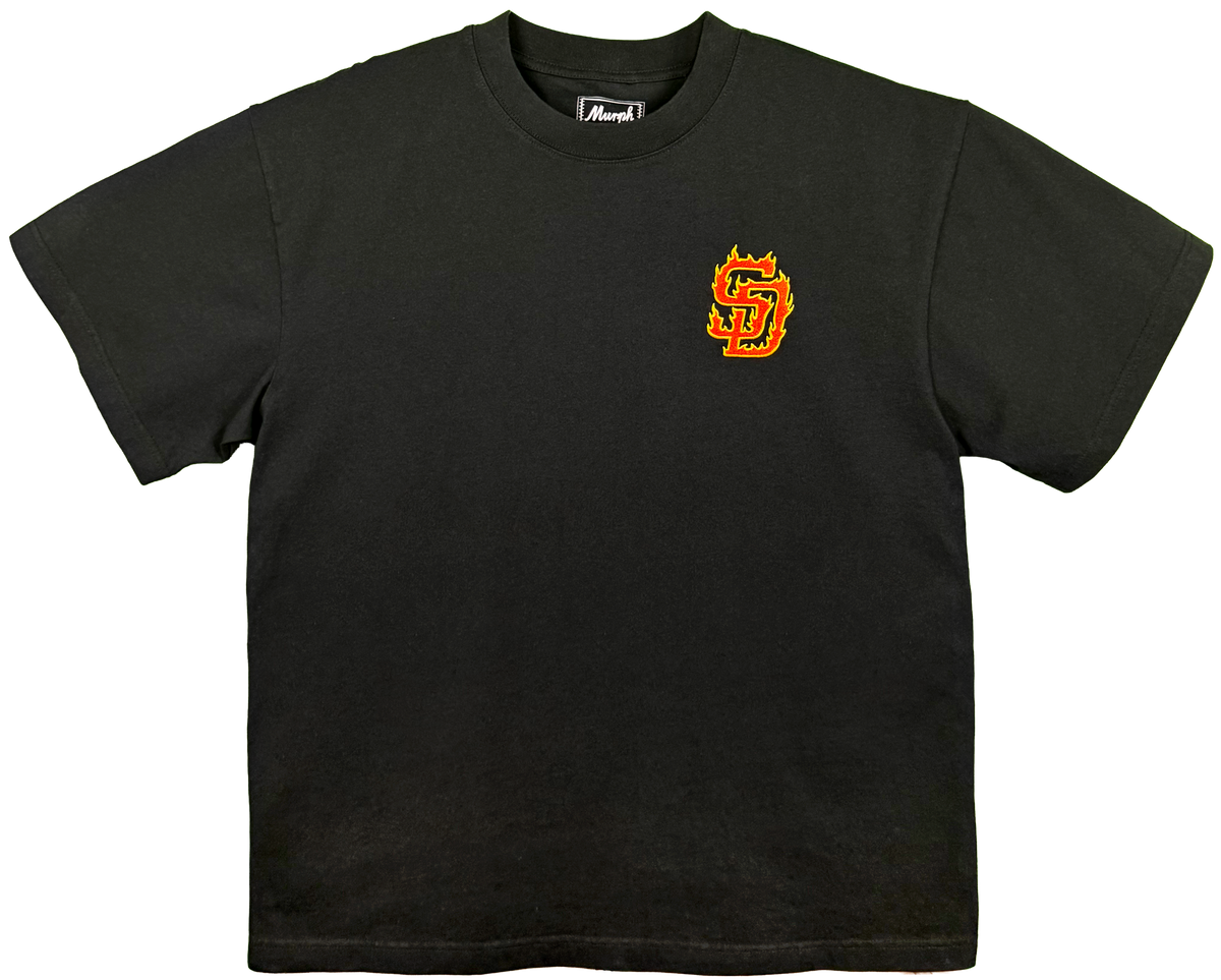 SD FIRE - EMBROIDERED TEE